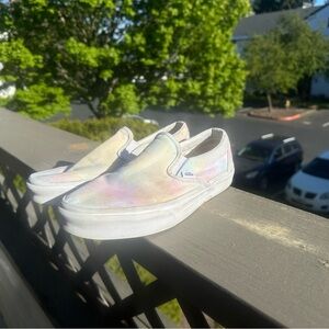Pastel tie dye vans